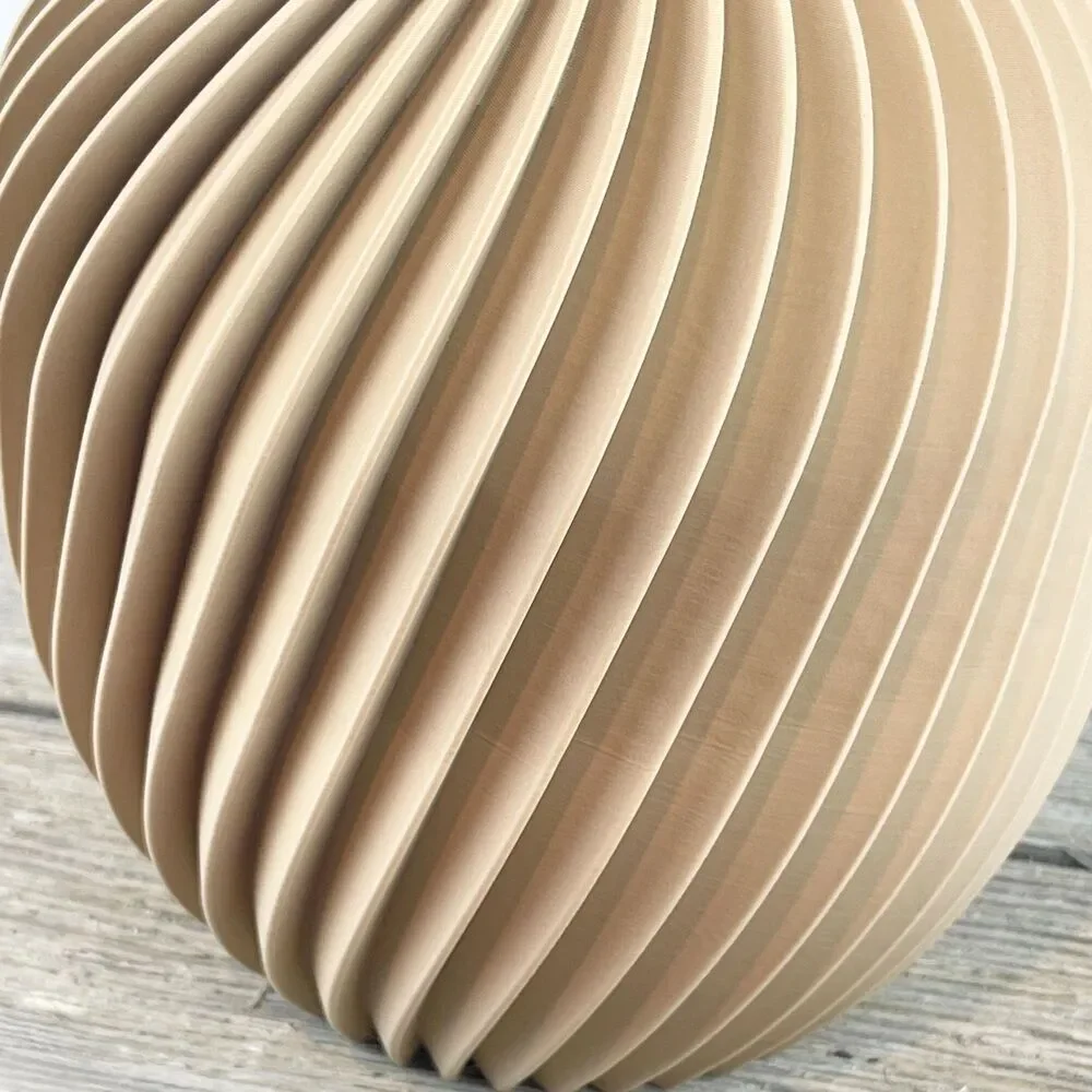 Unique Spiral Modern Flower Vase, The Kivan Vase, Plant Lover